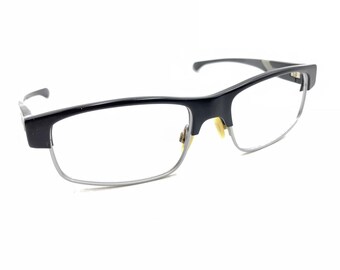 Armação de óculos Oakley Yarddog II OX1093-0755 Preto Acetinado Prata 55-17 141
