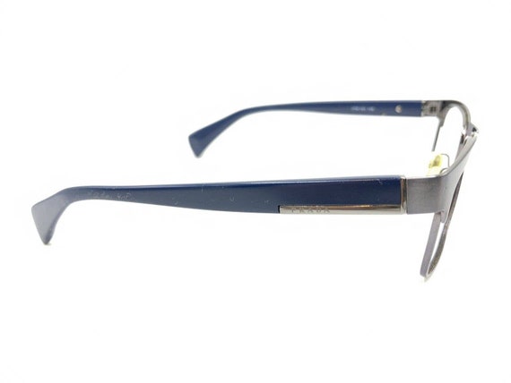 Prada VPR QFM-1O1 Gunmetal Gray Blue Eyeglasses F… - image 4