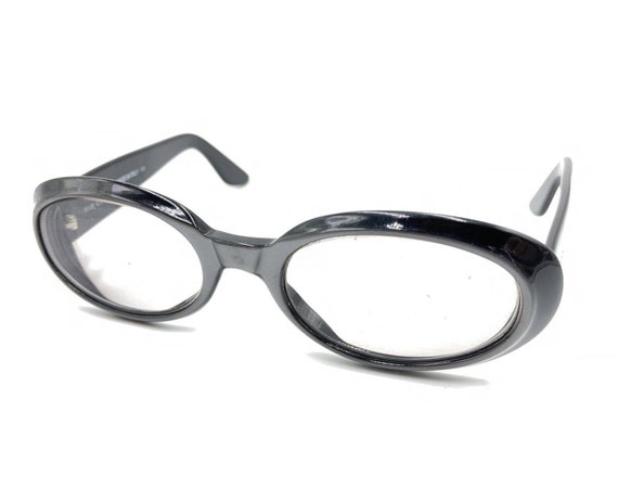 Gucci GG 2419/S 9HH Black Gray Oval Sunglasses Fr… - image 8