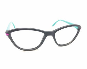 Oakley Twin Tail OY8008-0150 Anteojos de ojo de gato negros, solo monturas 50-15 127