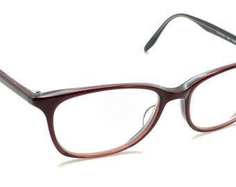 Barton Perreira Cassady OXB Red Rectangle Eyeglasses Frames 50-17 140 Japan