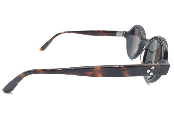 Converse Focus Brown Tortoise Round Eyeglasses Fr… - image 4