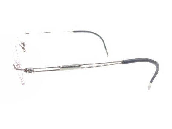 Silhouette 5227 10 6050 Titanium Silver Rimless E… - image 7