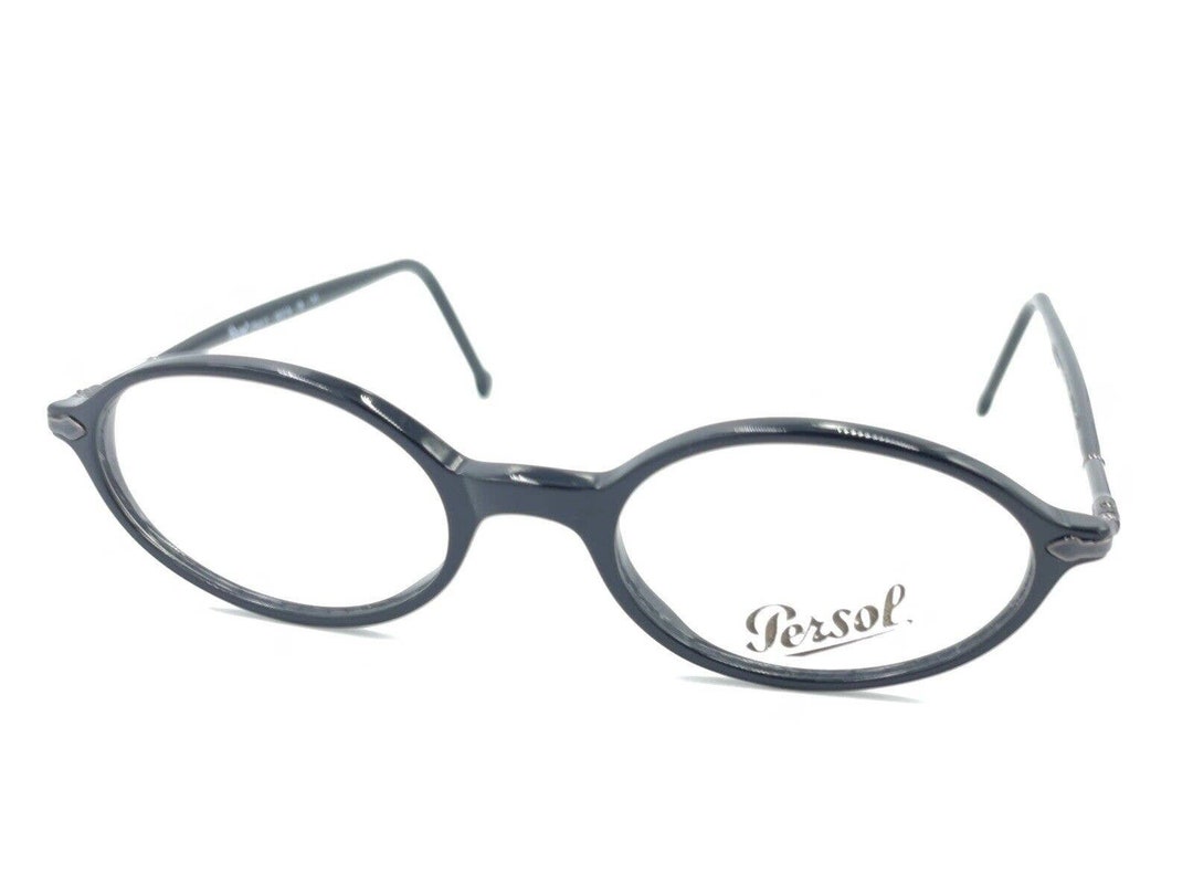 Persol 2564V Shiny Black Oval Eyeglasses Frames 4819 140 NEW Etsy