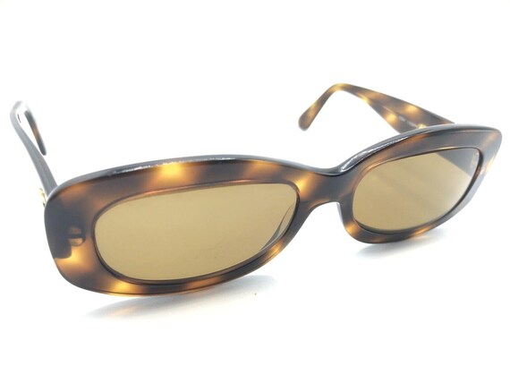 Chanel 5054 C.502/1 Brown Tortoise Rectangular Sunglasses  display picture 2