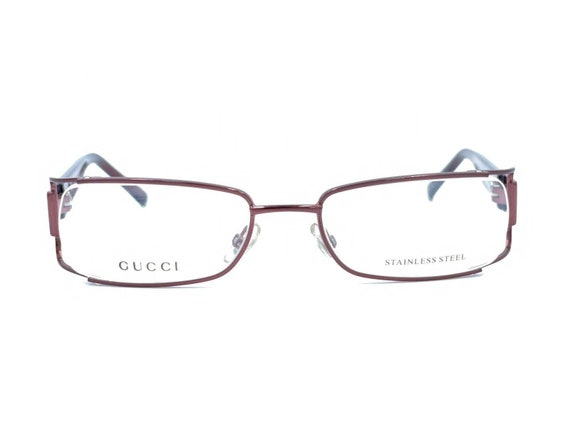 Gucci NEW GG2758 LEW Stainless Steel Maroon Eyegl… - image 6