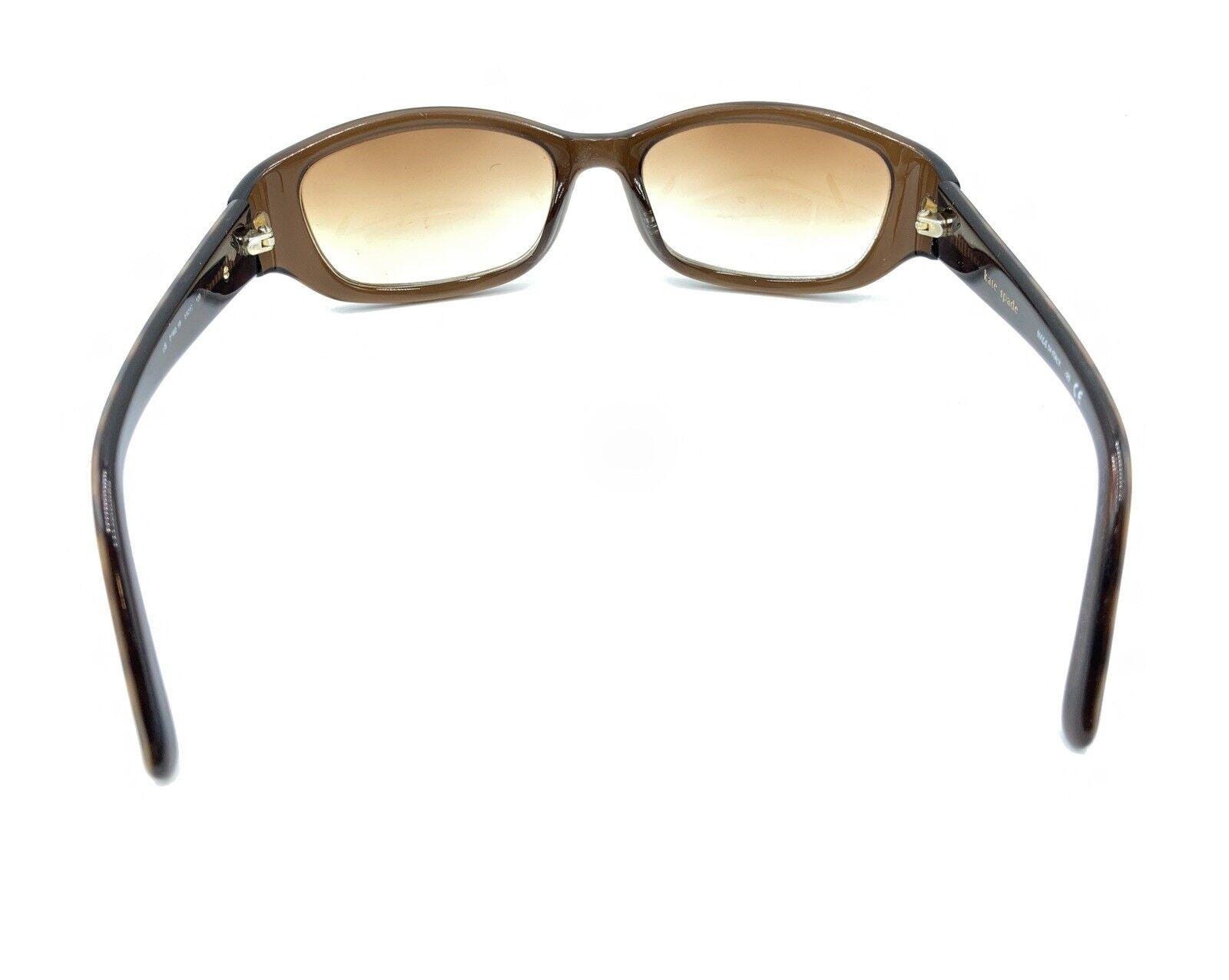 Kate Spade Dee/s 01W0 Brown Leopard Rectangle Sunglasses  display picture 1