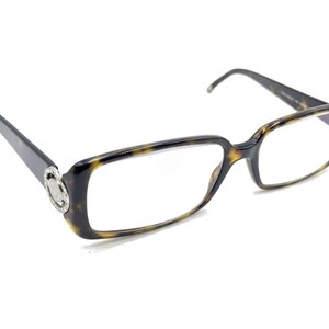 Versace 3092-B 108 Brown Tortoise Rectangle Eyeglasses Frames 53-16 135 Italy