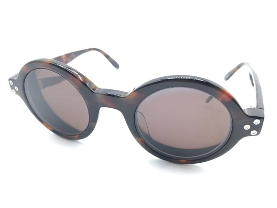 Converse Focus Brown Tortoise Round Eyeglasses Fr… - image 8