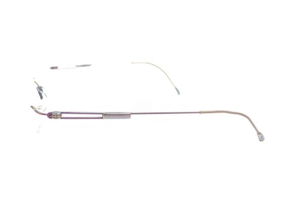 Silhouette Titanium Pink Violet Rimless Eyeglasse… - image 7