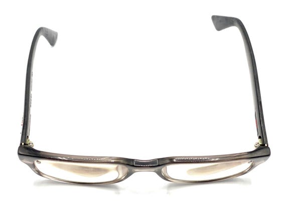 Gucci GG Black Clear Gray Rectangle Eyeglasses Fr… - image 4