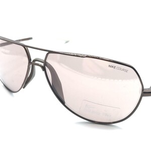 Nike NEW Outrider EV1086 220 Bronze Brown Aviator Sunglasses Brown Lens Designer image 8