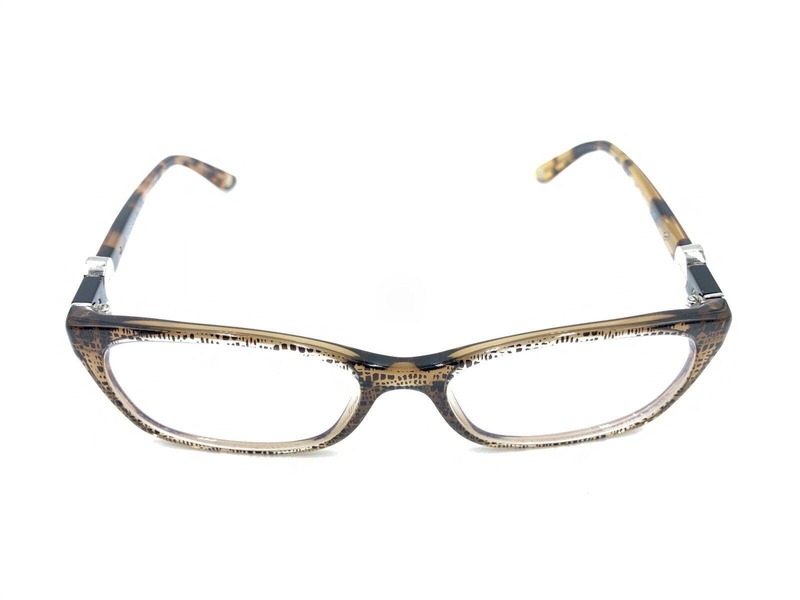 Versace Mod 3164‎ 991 Brown Tortoise Cat Eye Eyeglasses Women Made Italy FRAMES Versace MOD. 3164 991 Brown Black Cat Eye Eyeglasses Frames  main image 3