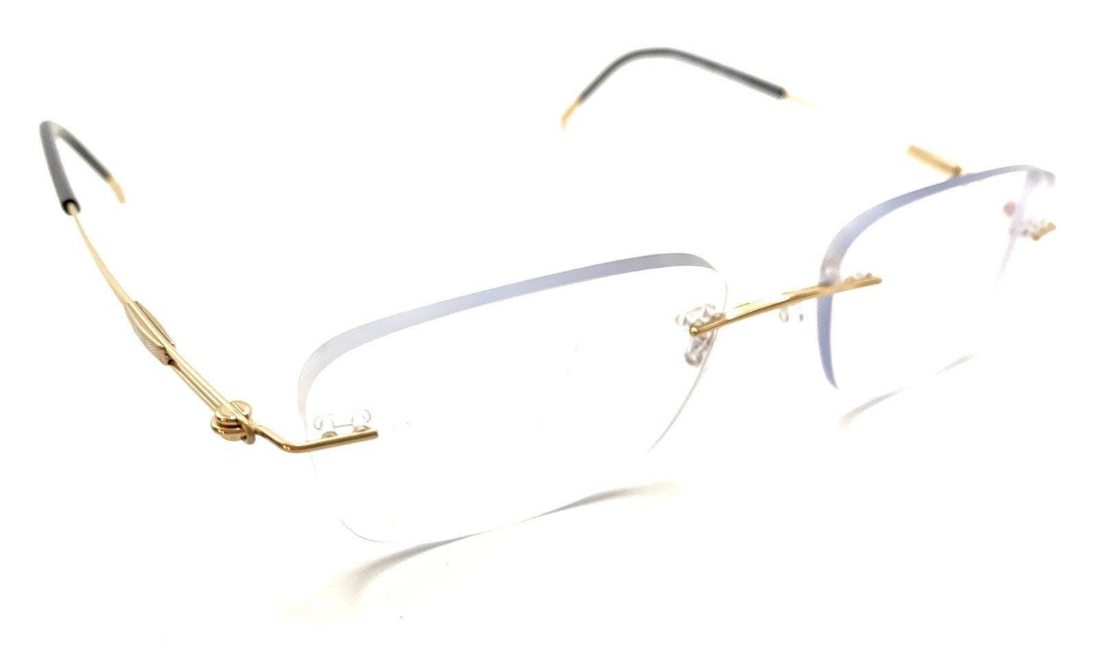 Silhouette 5521 70 7530 Titanium Gold Rimless Eyeglasses Frames 19