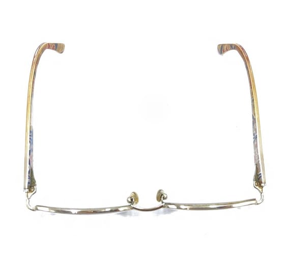 Prada Gold Beige Half Rim Eyeglasses Frames 53-18… - image 3
