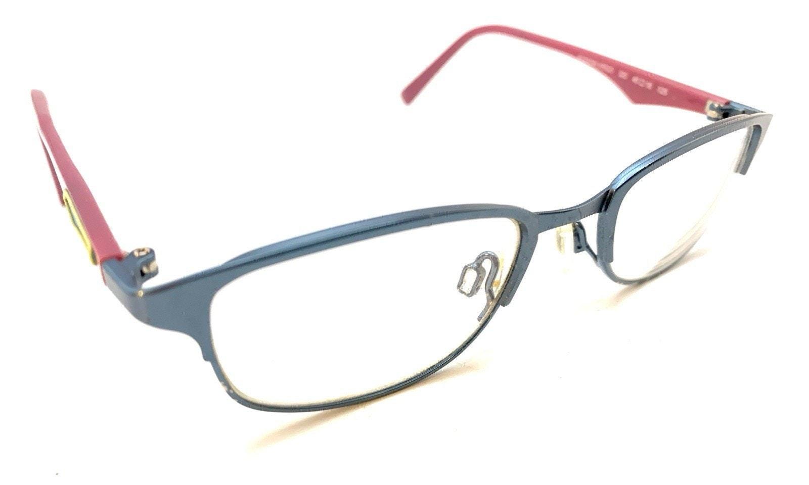 Flexon Virgo 320 Junior Blue Red Rectangle Eyeglasses Frames  display picture 1