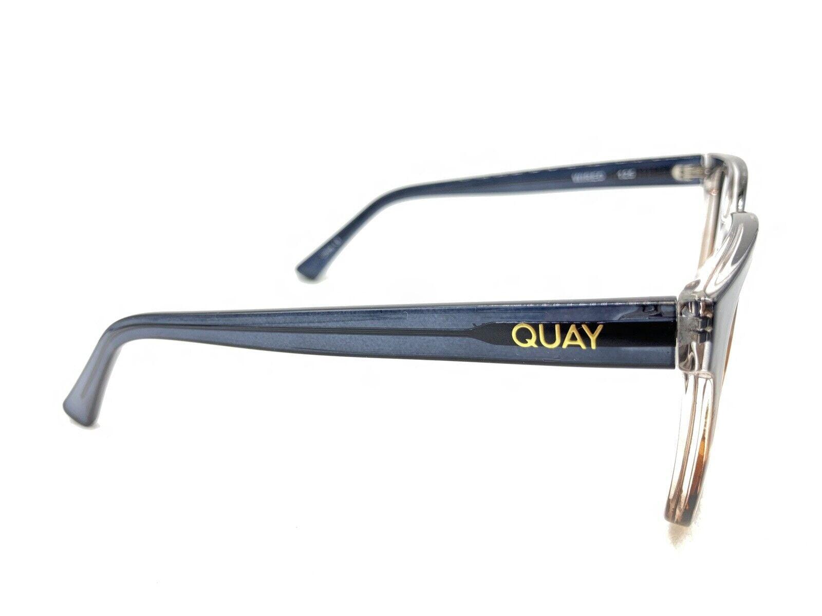 QUAY // ltd ed ultra-chic rectangular ivory tortoise frame espresso fade lens Biblio Square Ivory Tortoise Full Rim Eyeglasses | Eyebuydirect main image 3