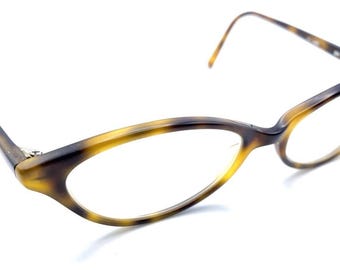 Oliver Peoples OP 590 DM Brown Tortoise Slim Oval Eyeglasses Frames Designer