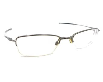 Oakley Jackknife 4.0 Pewter Metal Half Rim Eyeglasses Frames 51-19 138 Men Women