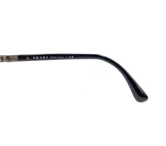 Prada VPR 54T 1BO-1O1 Black Silver Eyeglasses Fra… - image 9