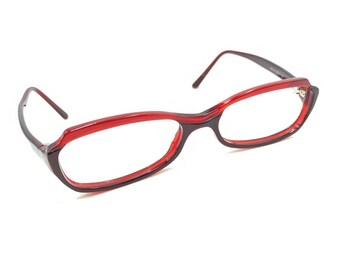 BOZ ROCK 3900 Red Eyeglasses Frames Women Full Rim 52-17-136  display picture 1