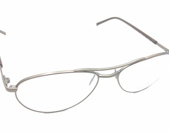 Monturas de gafas ovaladas marrones Chanel 2040 116 New Old Stock NOS 52-15 135 Italia