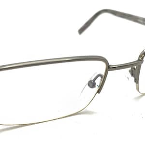 Safilo Elasta SA 1066 UMV Grå Halvbågade Glasögonbågar 53-19 Italiensk Designer