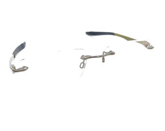 Monturas de gafas sin montura Oakley Evade 22-174 Titanium Brushed Chrome 53-18 133