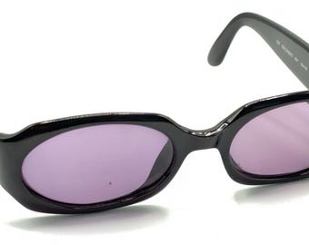 Gucci GG 2436/S 807 Black Thick Oval Sunglasses Frames 52-19 130 Italy Designer