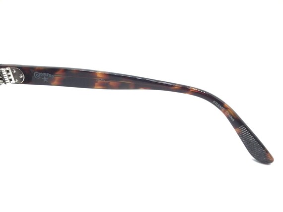 Converse Focus Brown Tortoise Round Eyeglasses Fr… - image 9
