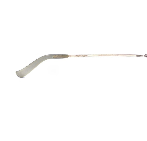 Gold Metal Aviator Sunglasses Gray Lens 140 USA D… - image 10