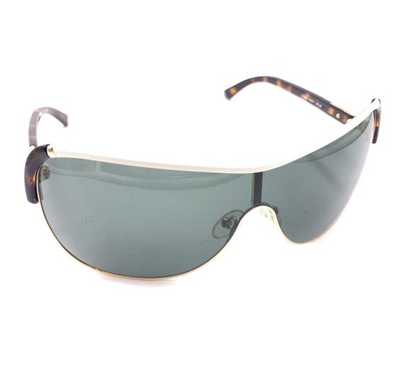 Tory Burch TY6033 3022 Gold Ivory Tortoise Sunglasses Green  display picture 2