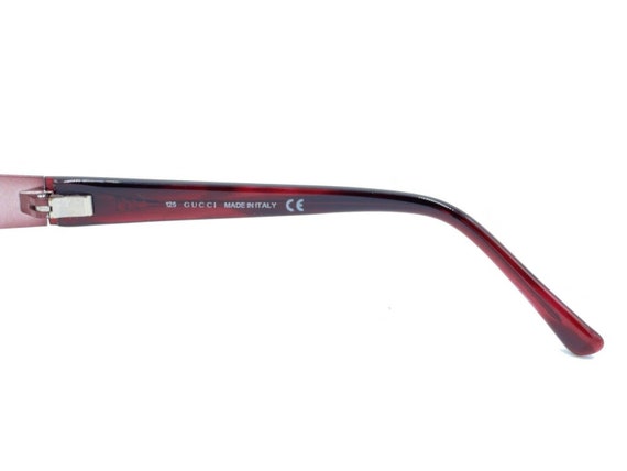 Gucci NEW GG2758 LEW Stainless Steel Maroon Eyegl… - image 10