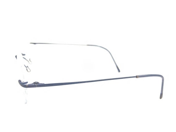Marchon Airlock 2 760/3 24 Blue Rimless Eyeglasse… - image 7