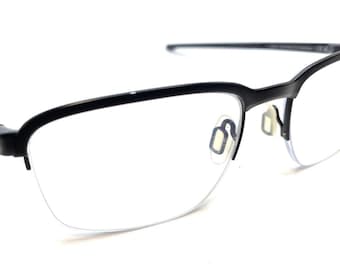 Oakley Cathode OX3233-0154 Satijnzwarte brillen met halve rand montuur 54-18 138