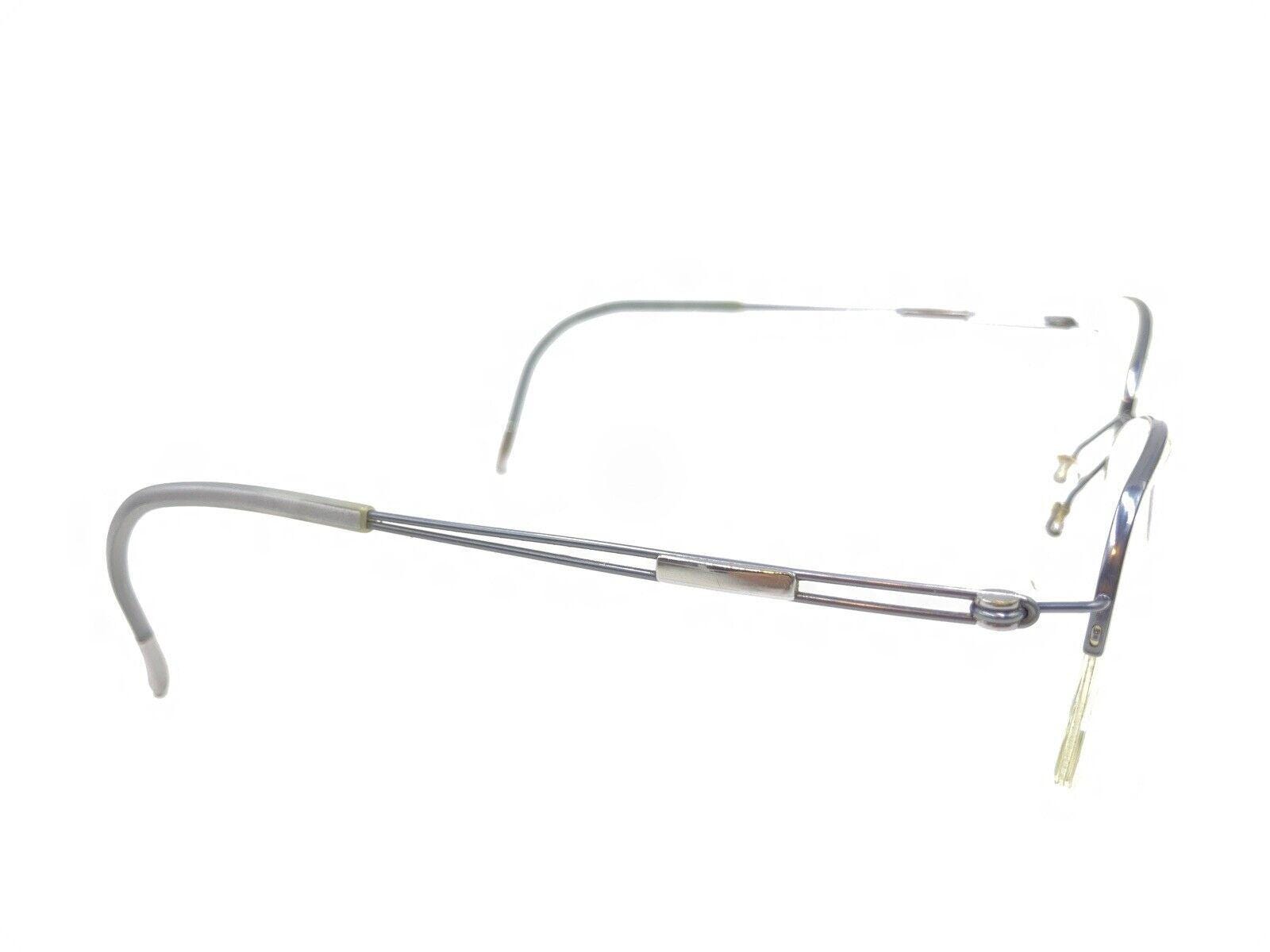 Silhouette 4337 40 6055 Titanium Blue Gray Half Rim  display picture 2