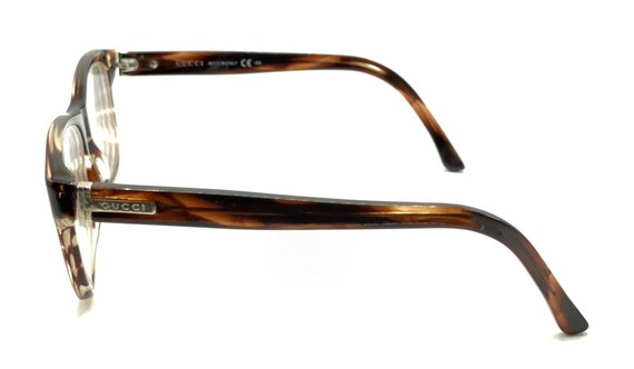 Gucci GG Brown Tortoise Rectangle Eyeglasses Fram… - image 7