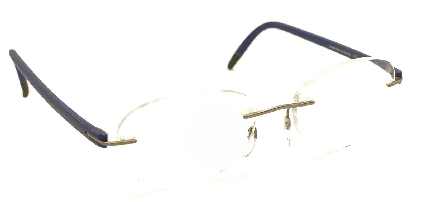 Silhouette 5379 60 6063 Titanium Blue Rimless Eyeglasses  display picture 1