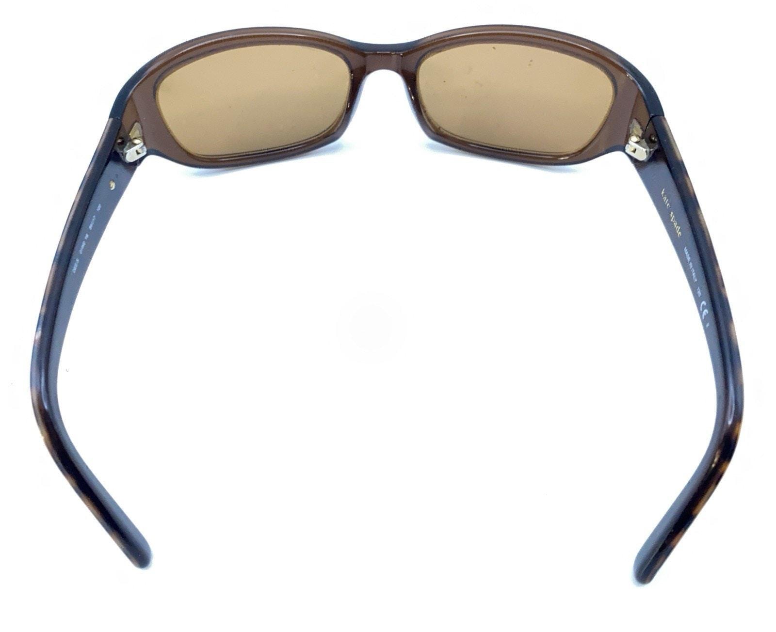 Kate Spade Dee/s 01W0 Brown Leopard Rectangle Sunglasses  display picture 3