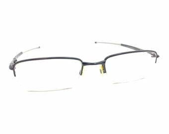 Oakley Rhinochaser OX3111-0252 Satin Black Gray Half Eyeglasses Frames 52-19 143
