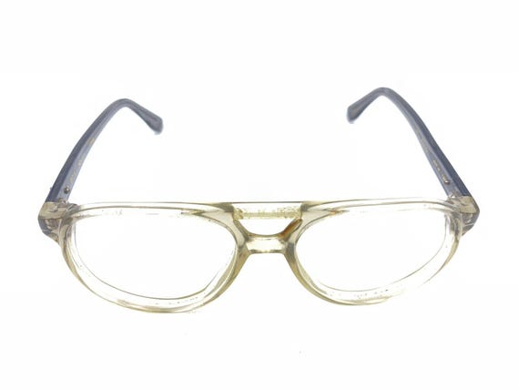American Optical AO Safety F4000 Clear Yellow Gray Eyeglasses