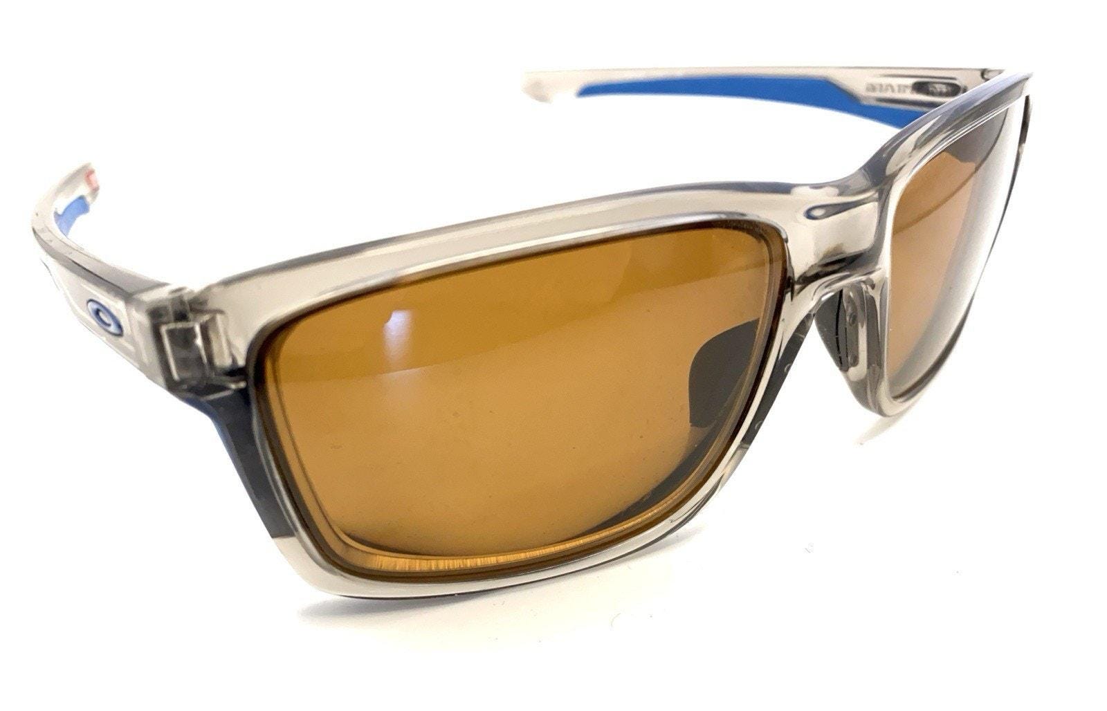 オークリー メインリンク XL OO9264-4261 グレー クリアブルー ラップ