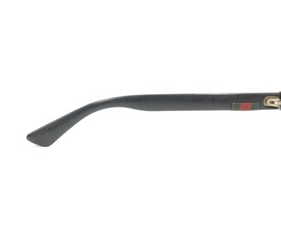 Gucci Matte Black Oversize Aviator Sunglasses Fra… - image 10