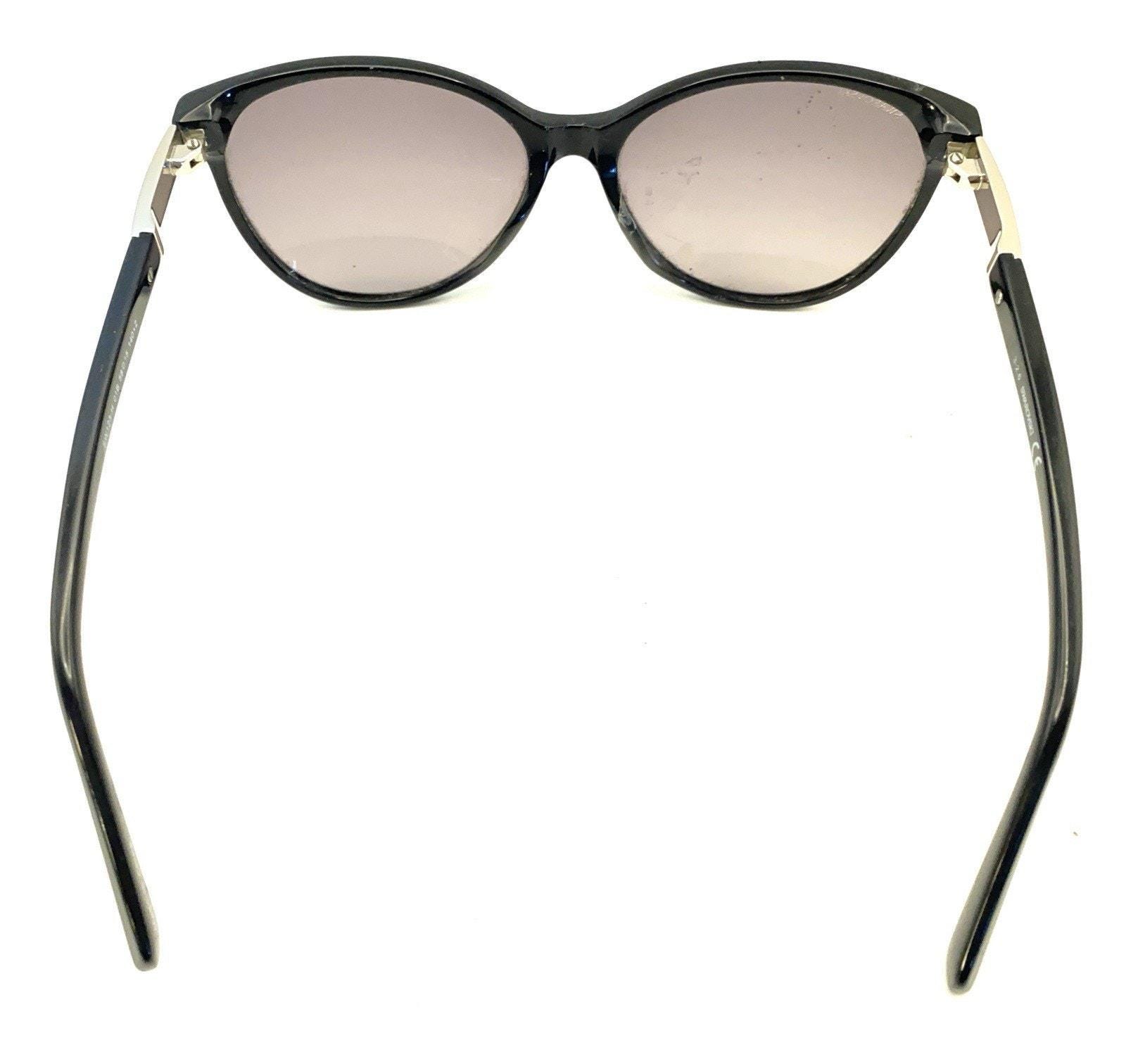 Swarovski SW 123-H 01B Black Oversized Sunglasses Black Lens 