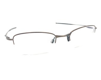 Oakley Jackknife 2.0 Toast Brown Half Rim Eyeglasses Frames 49-20 138 Men Women