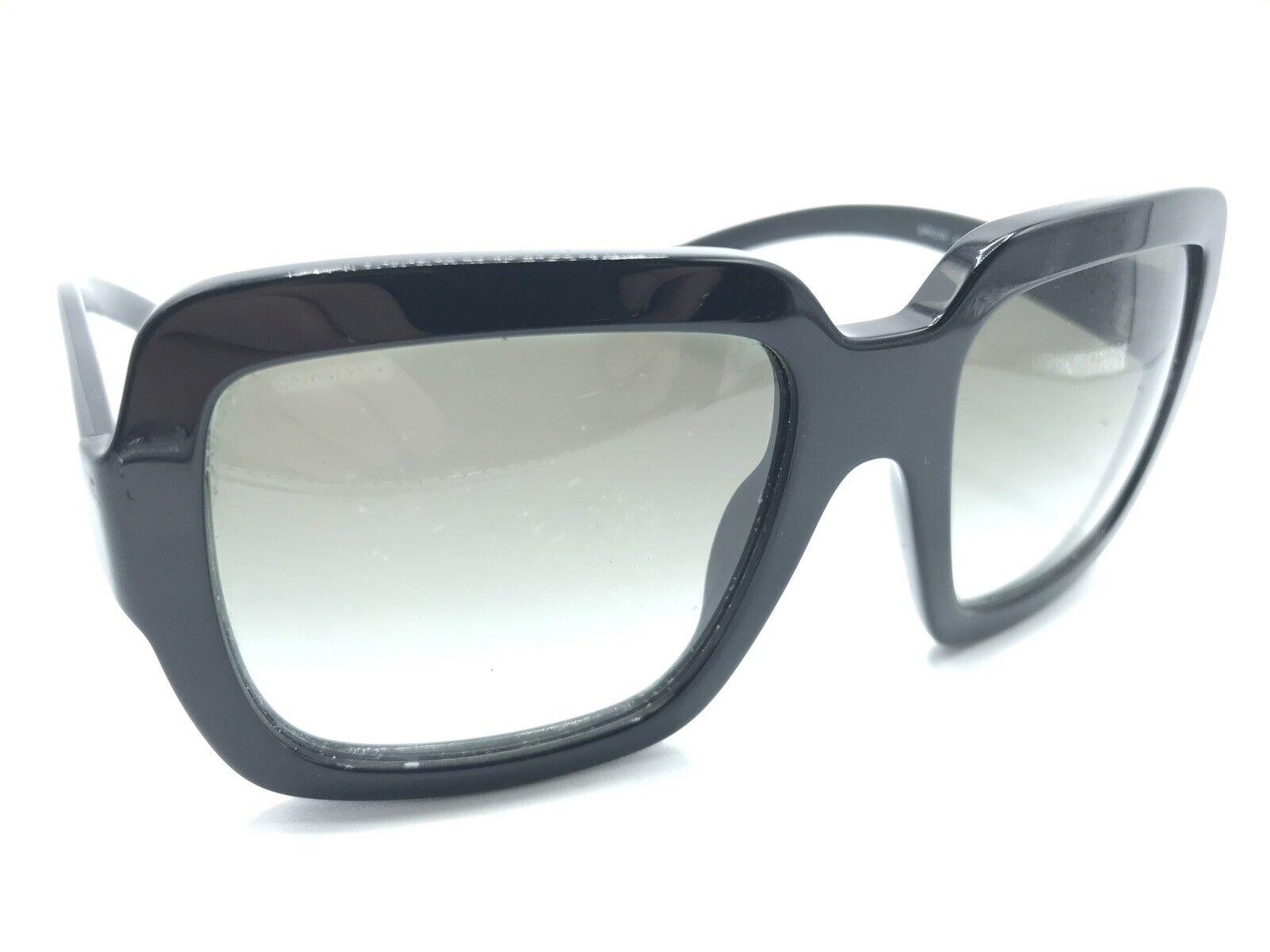 Prada SPR 07R 1AB-0A7 Black Sunglasses Gray Lens 56-20 140 Italy