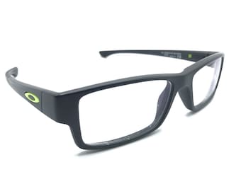 Oakley Airdrop XS OY8003-0148 Black Green Eyeglasses Frames 48-14 126 Kids Youth