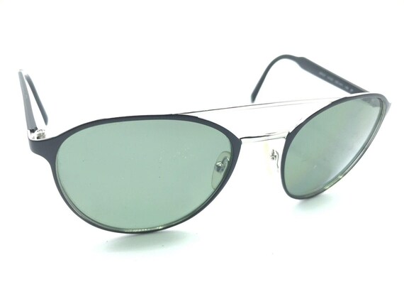 Prada Polarized SPR 62T 1BO-5X1 Black Silver Sunglasses 54-20 140