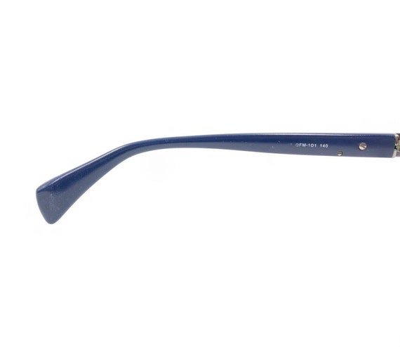 Prada VPR QFM-1O1 Gunmetal Gray Blue Eyeglasses F… - image 10