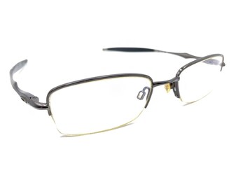 Oakley Sculpt 2.0 Pewter Gray Half Rim Eyeglasses Frames 50-18 139 Men Women